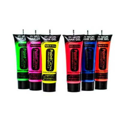 PaintGlow UV Neoon Juuksegeel UV Red